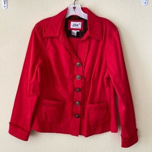 Live a Little Cotton Ruffled Jacket